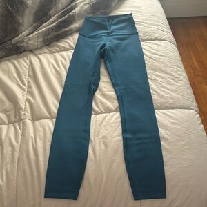 Blue Lululemon leggings size 0